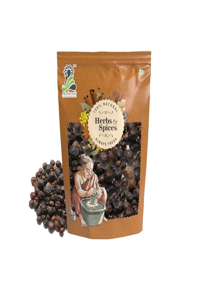 LEANBEING Herbaveda - Dried Juniper Berry 100g | Imported - Image 1